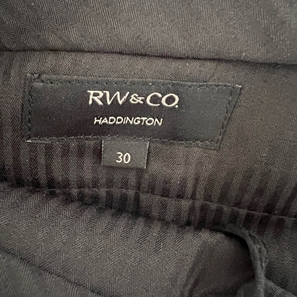 RW&CO Navy Straight Leg Menswear Dress Pants Size 30 - Picture 5 of 6